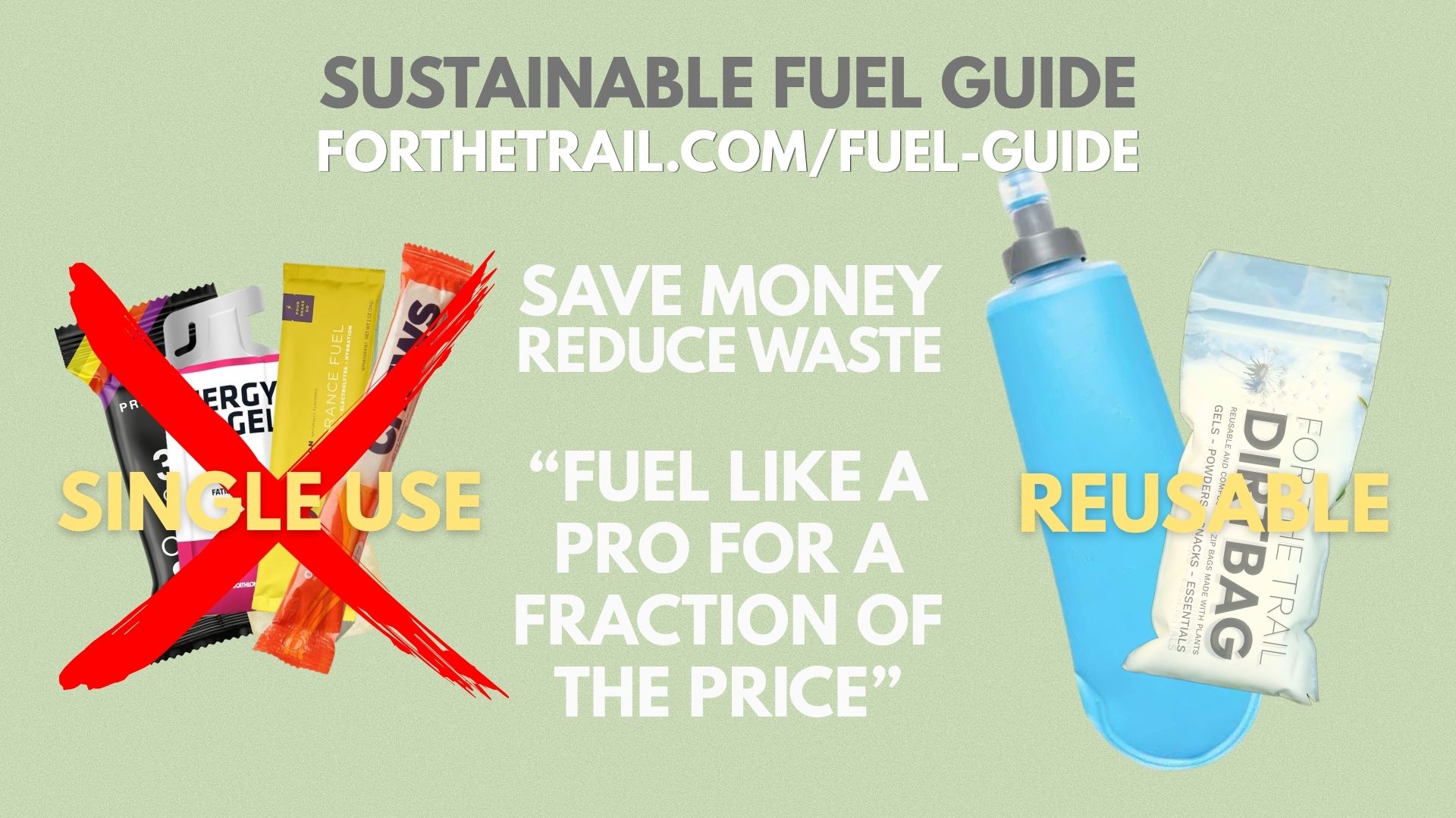 sustainble fuelling guide for endurance save money reduce waste gels powders chews