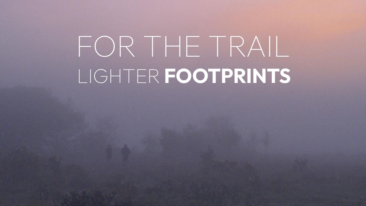 for the trail lighter footprints article banner