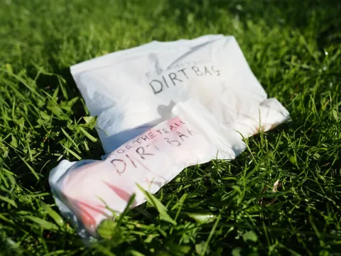 small and large dirtbags prototypes