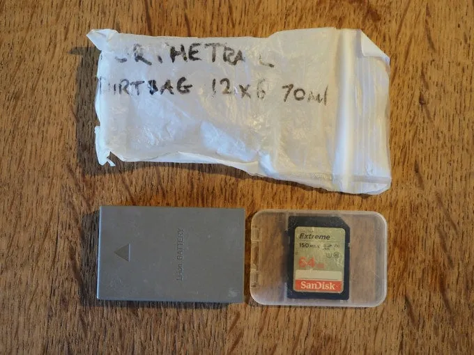 for the trail dirtbag longevity durability battery sd card