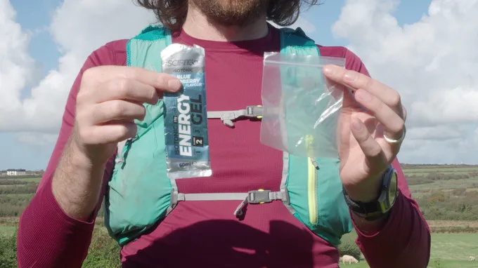 for the trail dirtbags plastic energy gel single use ziploc bag waste rubbish