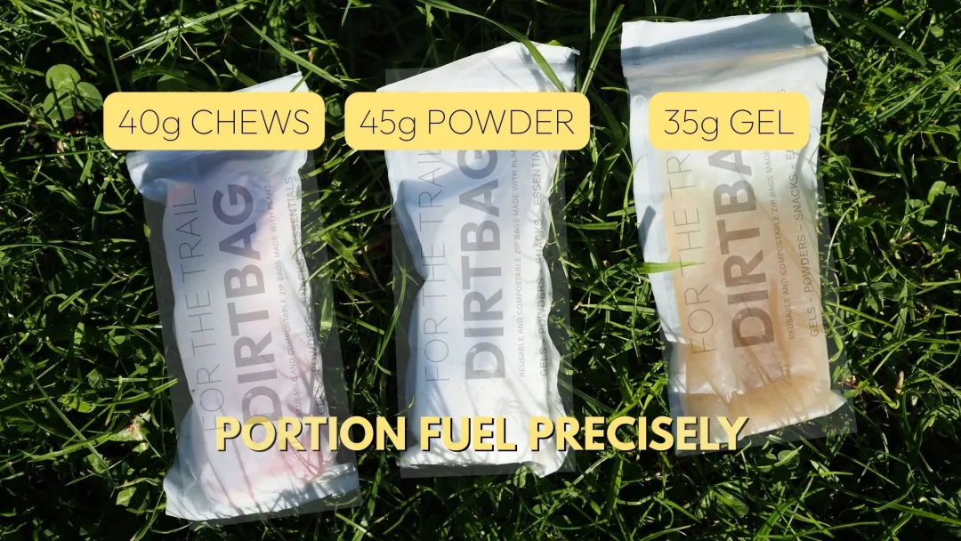 for the trail small dirtbags energy chew powder gels precise fuel carbs
