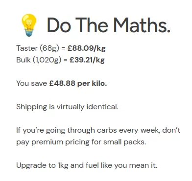 fpt endurance single vs bulk energy chew prices