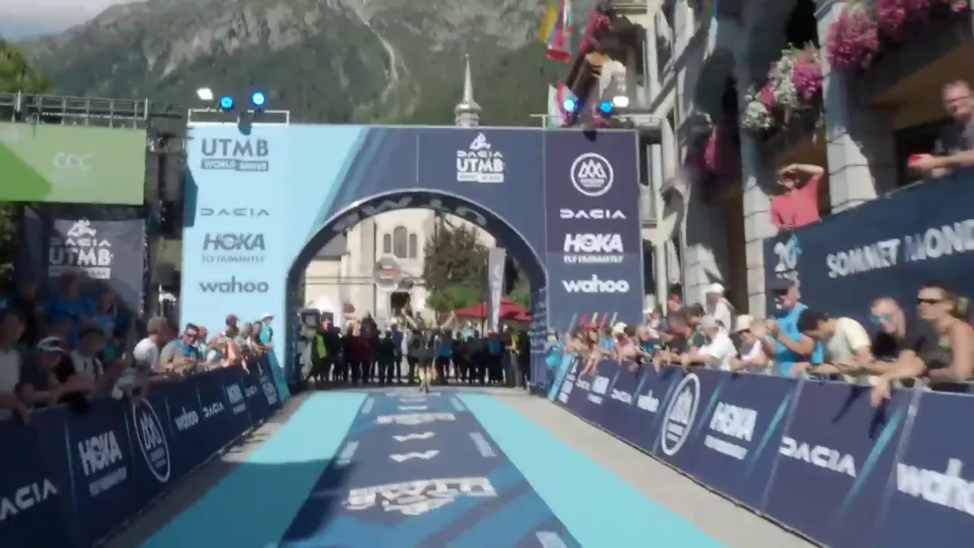 utmb chamonix start and finish line